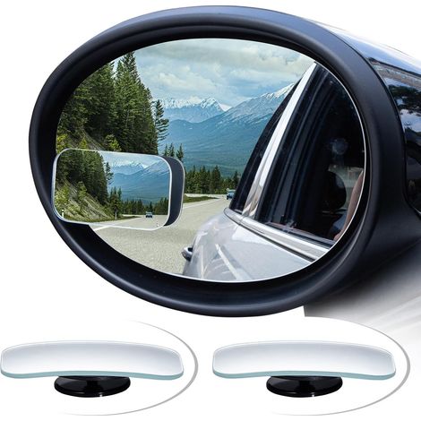 Lot de 2 Rétroviseurs d'Angle Mort Rotatifs à 360° pour Voiture (1/5)