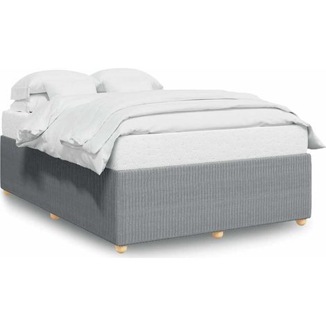 Maison Exclusive - Giroletto senza Materasso Grigio Chiaro 140x190 cm Tessuto (1/5)