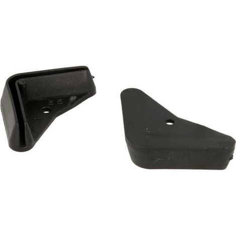 Puntali esterni ad incastro per scaffali 35 x 35 mm. 6 pz.