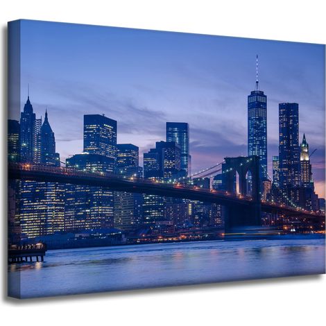 Stampa su tela "Architettura di New York" 40x30 cm