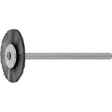Lessmann Miniatur-Rundbürste Naturborsten (schwarz), Bürsten-⌀xBürstenbreite: 22X2 mm