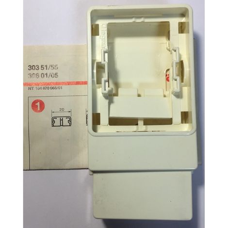 Legrand 030355 - Socket/Interface support. DL Plus Galion 20/32/40 x 12.5mm - IP40-(5) - Off-white