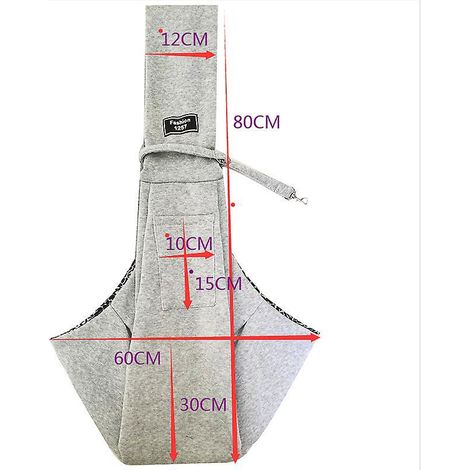 new Dog Pet Crossbody Bag (light Grey), Crossbody Cat Bag, Large Capacity Outing Portable Cat Bag (1/4)