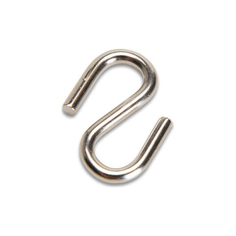 GANCIO A S PER CATENA D 2,4 MM ACCIAIO NICHELATO- 2,0 centinaia