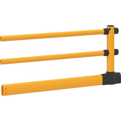 BLACK BULL FLEX+ Rammschutz-Geländer S-Line mit Unterfahrschutz Mittel-Erweiterung (1/5)