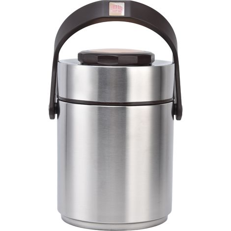 Isolierte Lunchbox aus Edelstahl 304, 1500 ml, dreifach vakuumisoliert, auslaufsicher, für Schüler und Erwachsene, großer Behälter. (1/5)