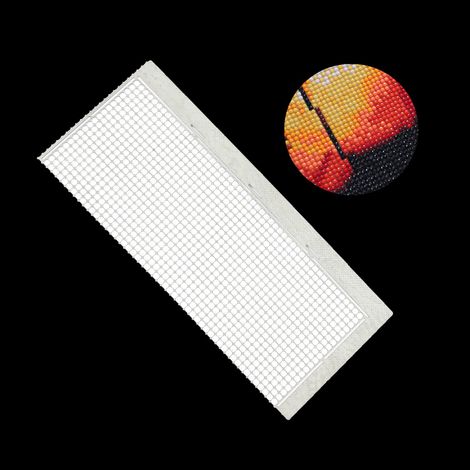 Règle en acier inoxydable pour peinture diamant, outil d'alignement de perceuse à points, outils de bricolage (1/5)