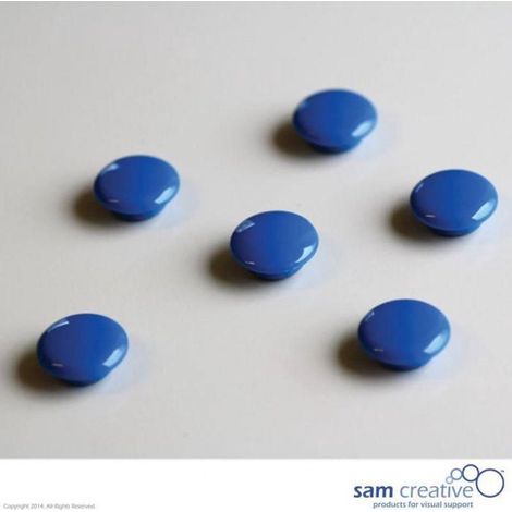Satz Memo-Magnete 20mm blau