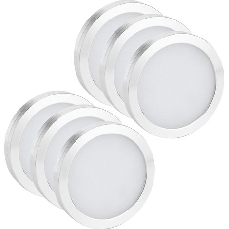 Lot de 6 spots LED intérieurs 12V avec télécommande pour camping-cars T4 et T5 (1/5)