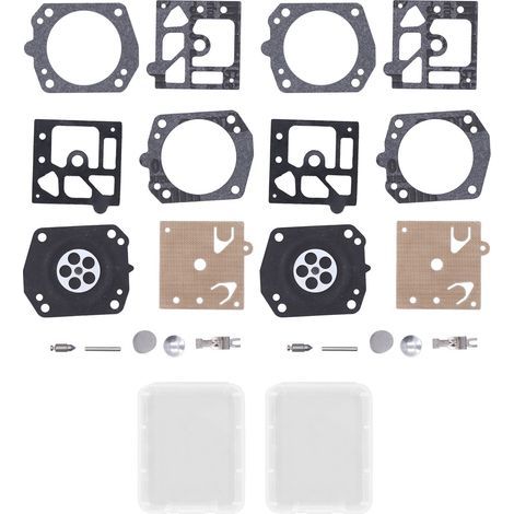 Kit de réparation carburateur 2 pièces pour tondeuse jardin Walbro K24-HDA, jeu de reconstruction moteur accessoire. (1/5)