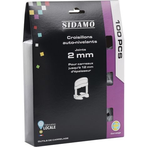 SELBSTNIVELLIERENDES KREUZGELENK SIDAMO 2 MM HOCH 3 BIS 12 MM 100 STÜCK - 11255311