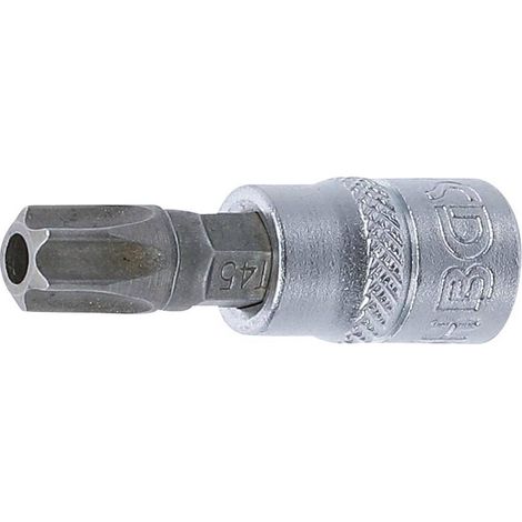Douille à Embouts 6,3 mm (1/4) Profil T Torx T45 - Acier Résistant - Précision et Fiabilité - D-Work