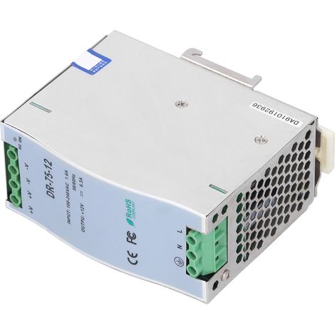 12V 75W DIN-Schienen-Netzteil DR-75-12 Einstellbarer Schalttransformator für LEDs und industrielle Automatisierung (1/5)
