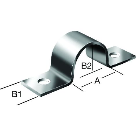 VORMANN Rohrschelle zum Anschrauben 26X20X22 mm Stahl, verzinkt (1/2)