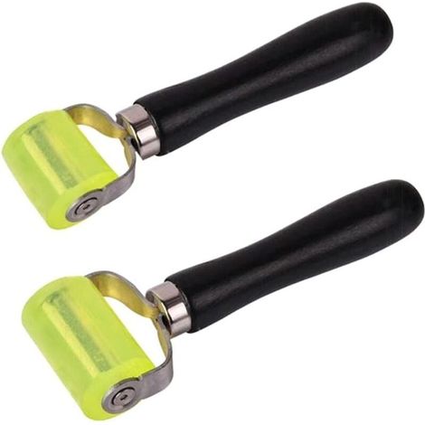 2 Pièces Presseur en Silicone Rouleau Outil de Réparation Pour Rouleau de Bruit Rouleau de Compactage pour Papier Peint (1/4)