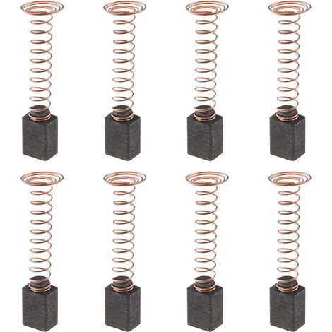 Lot de 4 paires de balais de carbone de rechange compatibles avec D-remel 4000 - Pièce de réparation pour outil rotatif - 6,3 x 4,8 x 8,4 mm (1/5)
