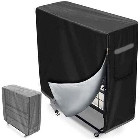 83x33x107cm Housse de rangement étanche pour lit pliant réglable - Protection multifonctions pour lit pliant , intérieur et extérieur