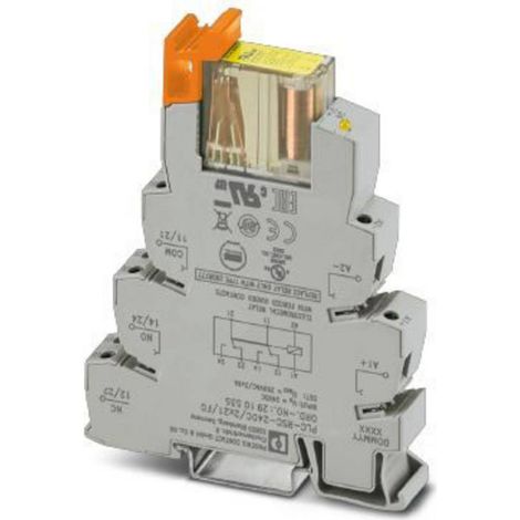 Phoenix Contact PLC-RSC- 24DC/2X21/FG Modulo relè Tensione nom.: 24 V/DC Corrente di commut. max.: 6 A 2 scambi 1 pz. (1/4)