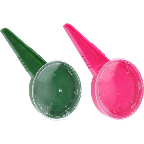 Lot de 2 pots à graines en plastique rose (1/5)