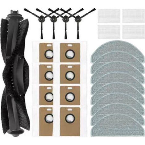Juego de 25 piezas para aspiradoras Lydsto R1 Edge / R1D Edge, MiWhole M9 Lite y Roidmi Eve Rook: cepillo, paño, filtro y bolsa para el polvo. (1/5)