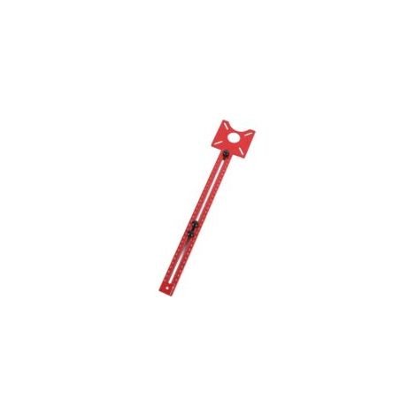 Support de rainure de fraisage 4 en 1, gabarit de coupe de cercle de défonceuse métrique, gabarit de quincaillerie d'armoire pour outil de routeur, gabarit de défonceuse multifonction réglabl (1/5)