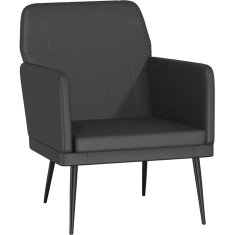 Fauteuil relax Fauteuil Noir 61x78x80 cm Similicuir (1/5)