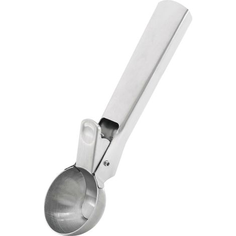 Cuillère à glace en acier inoxydable, avec poignée antigel confortable --- (1/5)