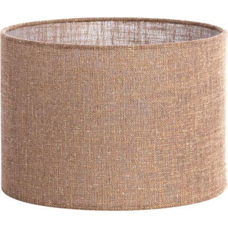 Light & Living - abat-jour - AIKO - marron - textile - E27 - (1/2)