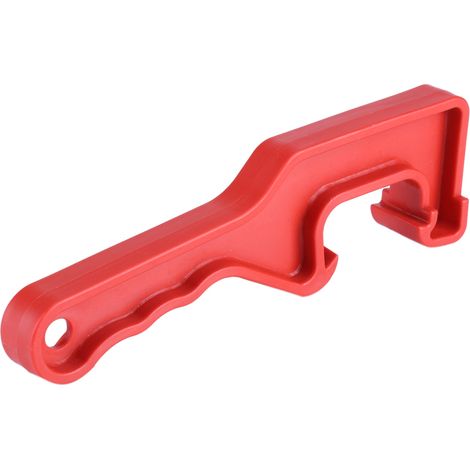 Ouvre-boîte de seau en plastique, outil d'ouverture de couvercle de pot de peinture rouge pour garage, bureau et maison, accessoire pratique. (1/3)