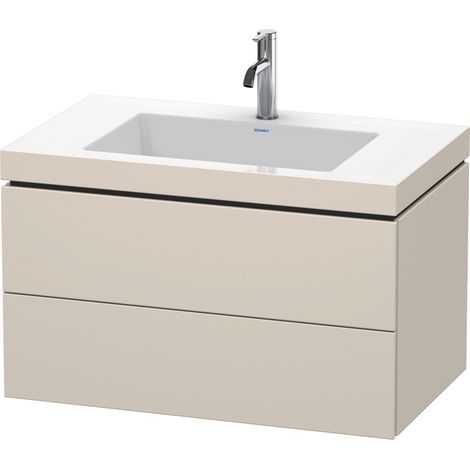Duravit L-Cube c-bonded Ensemble suspendu, 2 tiroirs, sans