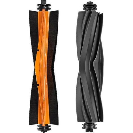 Accessoires pour aspirateur robot W10S : brosse principale de rechange, rouleaux de brosse, filtres, lingette de nettoyage et brosse latérale. (1/4)