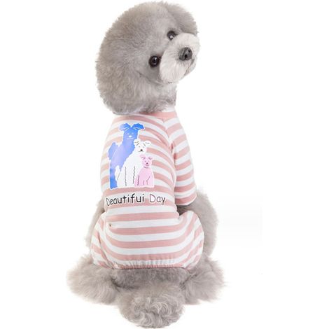 Combinaison Pour Chien Et Chat - Vêtement En Coton Doux - Protection Contre Le Froid Et Le Soleil - Taille S À Xl (1/5)