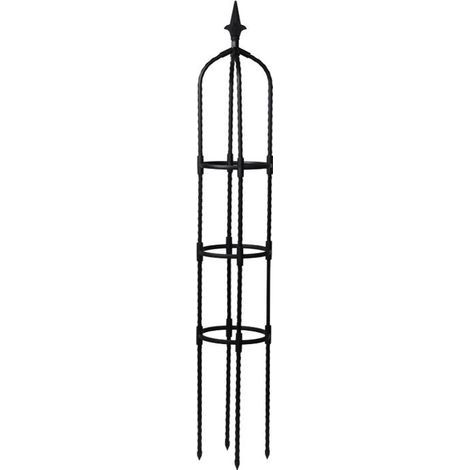 Treillis pour Plantes Grimpantes 130 cm, Cage à tomates Tuteur Plantes Grimpantes, Jardin Treillis Grimper légumes & Fleurs et Fruits Grow Cage, Convient pour Le Jardin,Le Balcon (1/3)
