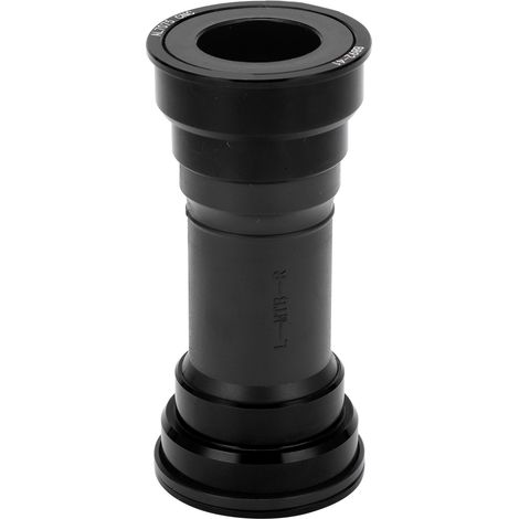 Moyeu central en alliage d'aluminium pour vélo, durable et robuste, haute précision, accessoire d'axe central noir (1/5)