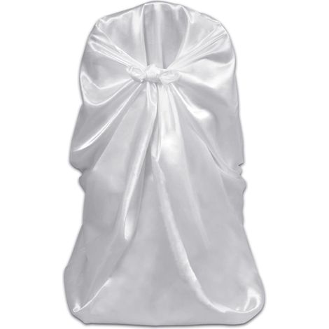 Maison Exclusive - Coprisedia Bianca per Feste di nozze 6 pezzi
