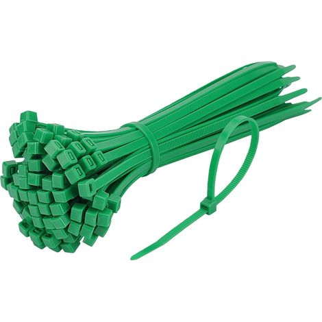 Cable Ties - 100 Unidades - 200 mm x 4 mm - Nylon UV Resistente - Para Uso Interior y Exterior - 22 kg de Resistencia (1/5)