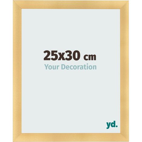 yd. - Cadre photo 25x30 - Or Mat - MDF - Pisa (1/5)