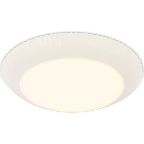 Briloner Plafoniera LED Rotonda Ø39x6 cm 17,5W 2000lm 3000K Bianco Caldo Bianco Antico - Lampada Da Soffitto Soggiorno Camera Corridoio Cucina (1/5)