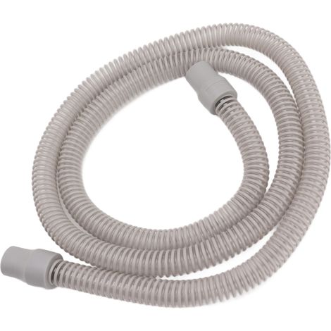 Tube de raccordement flexible universel de 1,8 m (6 pi) pour appareil respiratoire, avec joint d'étanchéité, accessoire pour ventilateur, gris. (1/5)