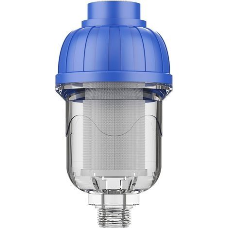 Filtre Calcaire Douche, Adoucisseur D'eau Anti Calcaire, Filtre Douche avec Tamis en Acier Inoxydable, Diltre à Eau pour Chauffe-eau, Douches, Machines à Laver, Robinets (1/4)
