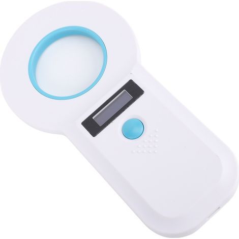 2-in-1 Pet ID Reader, 134.2kHz/125kHz Connection, Organic LED Display, Portable Pet Tag Scanner (1/5)