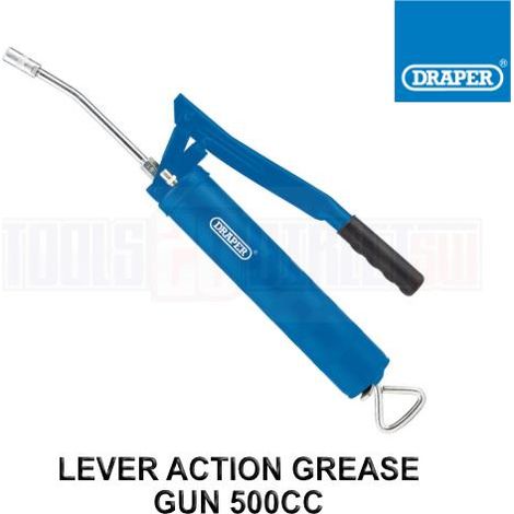 Draper Heavy Duty 500cc Lever Action Grease Gun (Model 47807) for Professional Lubrication