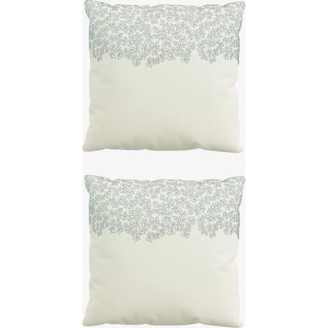 Sanderson Woodland Chorus Pillow Case Pairs Square Pair Blue Grey (1/2)