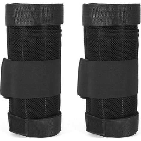 Irovami 2 paquets de bandes lestées de cheville réglables de 16 kg pour exercices de musculation des jambes (vides) (1/5)