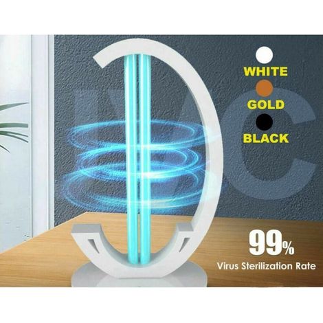 TrAdE Shop Traesio - Lampada Uv Sterilizzatore Luce Ultra Violetta Germicida Germi Ozono Telecomando - (1/3)