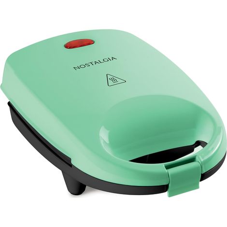 MyMini Machine à Sandwichs Personnelle, Presse Panini Antiadhésive, Poches à Pizza, Quesadillas, Vert Menthe (1/5)