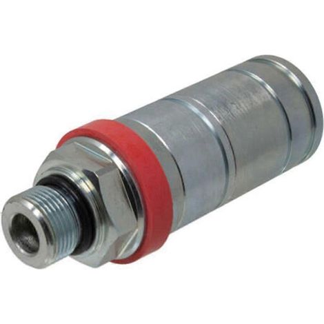 Coupleur rapide femelle hydraulique pour modèles 6400, 6410, 6420, 6430 et 7430 : références AL166181, AL119348 et AL200979 (1/5)