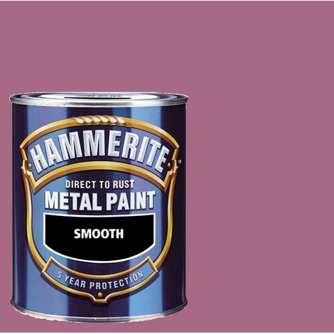 Hammerite - Smooth Direct to Rust - 750ML - Raspberry Sorbet