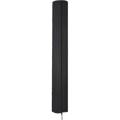 Housse de protection pour étendoir à linge extérieur en tissu Oxford-168.00X30.00X30.00CM-Black (1/3)