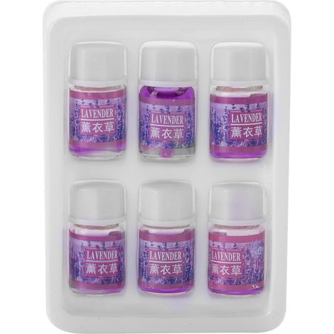 Lot de 6 flacons de 3 ml d'huile essentielle naturelle parfumée, soluble dans l'eau, pour humidificateur 01 (1/5)